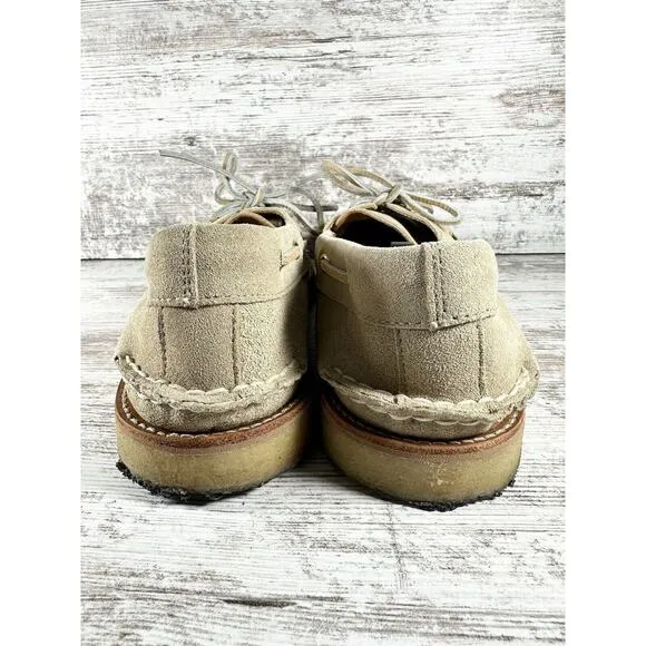 Men's Sperry Gold Cup Beige Suede Boat Shoes Sz 13M