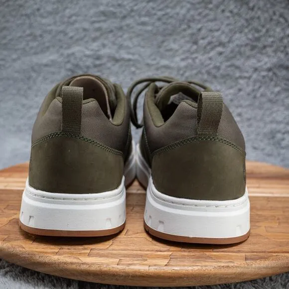 Men's Timberland Maple Grove Oxford Sneaker Dark Green Nubuck Size 11.5