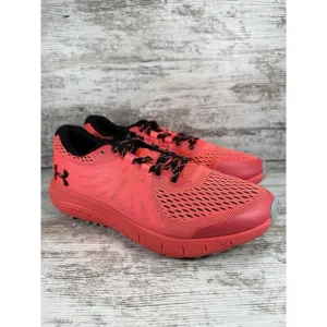 Men's Under Armour Charged Bandit Trail Infrared Red Trail Running Shoes Sz 10