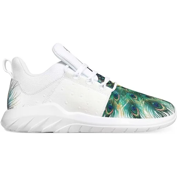 Mens White Running Shoes Lightweight Fashion Stylish Sports Workout Gym Tennis