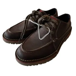 Men's Clarks Vargo Vibe Lace Up Leather Derby Oxford Shoes Size 7 NEW Dark Brown