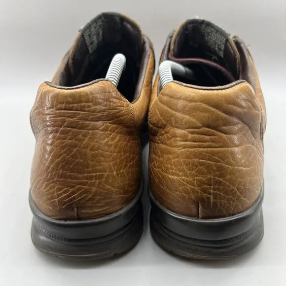 Mephisto Match Oxford Men Size 13 Brown Leather Lace Up Casual Comfort Low Shoes