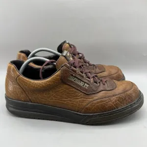 Mephisto Match Oxford Men Size 13 Brown Leather Lace Up Casual Comfort Low Shoes