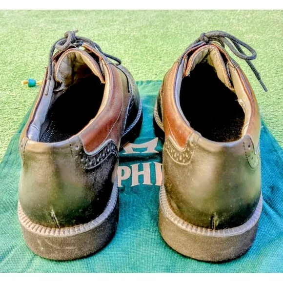 Mephisto Multi-Grip Wingtip GTX Waterproof Golf Cleats/Shoes Mens Sz 8 EUC