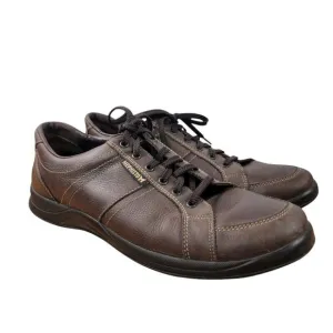 Mephisto Runoff Air Jet System Mens Size 12 Brown Leather Lace Up Sneaker Shoes