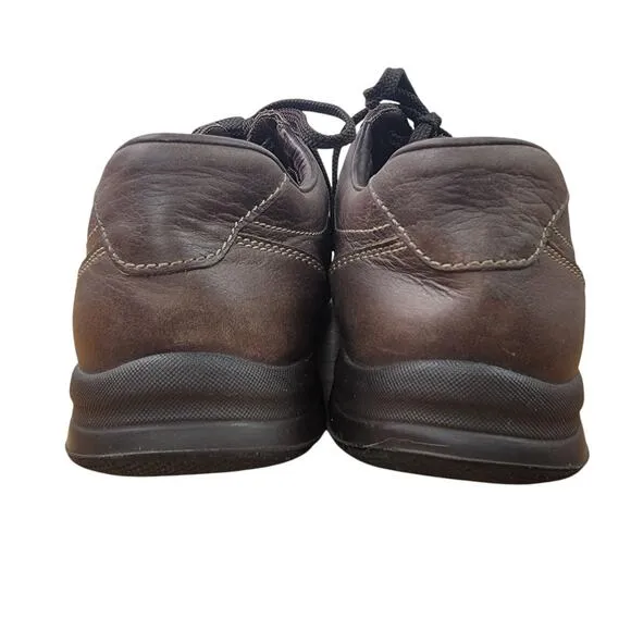 Mephisto Runoff Air Jet System Mens Size 12 Brown Leather Lace Up Sneaker Shoes