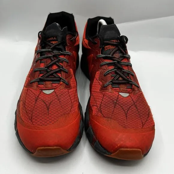 Merrell Agility Peak Mens 11.5 Orange Flex Connect Trail Running Shoes J37705