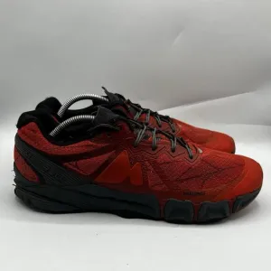 Merrell Agility Peak Mens 11.5 Orange Flex Connect Trail Running Shoes J37705