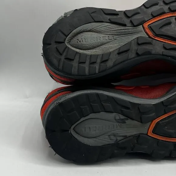 Merrell Agility Peak Mens 11.5 Orange Flex Connect Trail Running Shoes J37705
