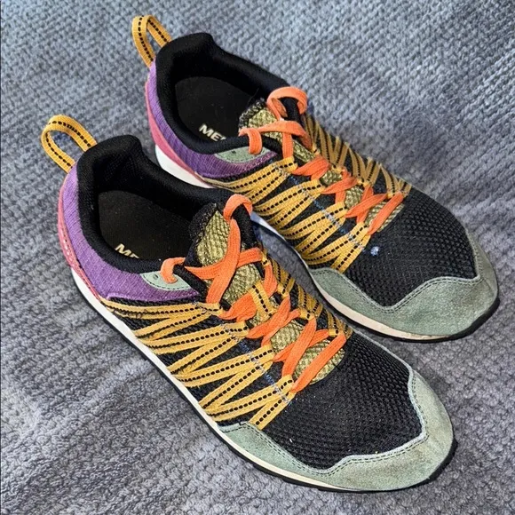 Merrell Alpine Sneaker Sport Trail Multicolor Men’s Colorblock Mesh Suede 7.5