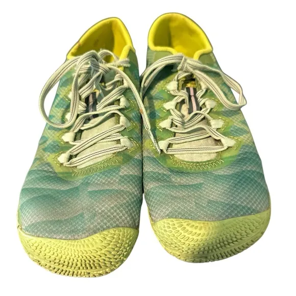 Merrell Barefoot Vapor Glove 3 Women's Size 8.5 Trail Running Shoes J12678 Green