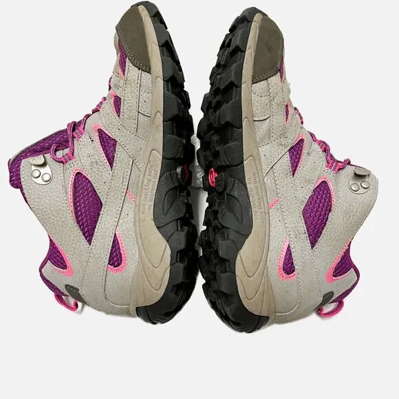 MERRELL KID'S PALOMA/BERRY MOAB 2 MID WATERPROOF BOOT PALOMA/BERRY SIZE 5.5M