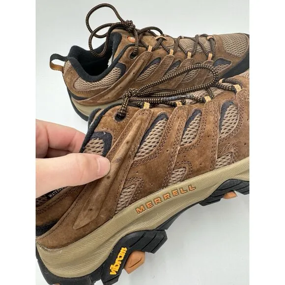 Merrell Men's Moab 3 Waterproof Hiking Shoes Earth 11.5 New