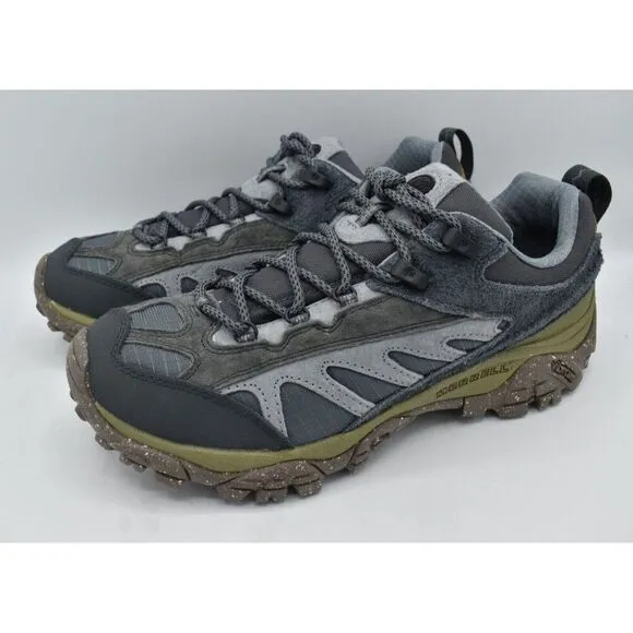 Merrell Mens Size 9 MOAB Mesa Luxe 1TRL Monument Herb Suede Hiking Trail Shoes
