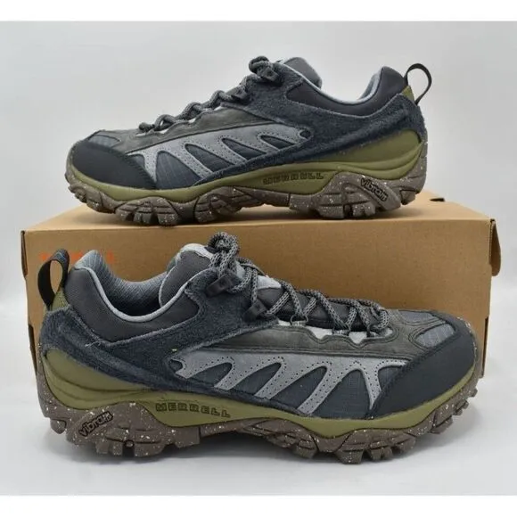 Merrell Mens Size 9 MOAB Mesa Luxe 1TRL Monument Herb Suede Hiking Trail Shoes