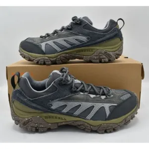 Merrell Mens Size 9 MOAB Mesa Luxe 1TRL Monument Herb Suede Hiking Trail Shoes