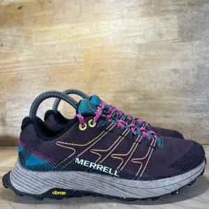 Merrell Moab Flight Womens Sz 6.5 Trail Running Shoes Sneakers Burgundy JO67726
