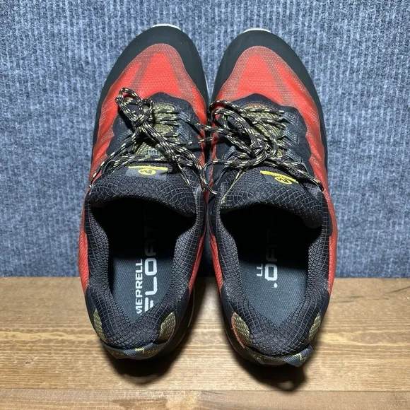 Merrell Moab Speed Low Men's Size 13 Vibram Trail Running Shoes Black Red