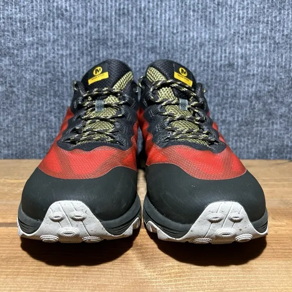 Merrell Moab Speed Low Men's Size 13 Vibram Trail Running Shoes Black Red