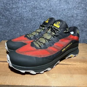 Merrell Moab Speed Low Men's Size 13 Vibram Trail Running Shoes Black Red