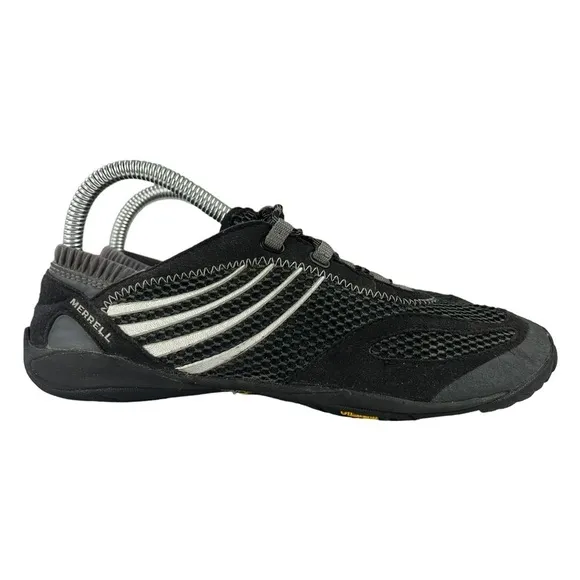 Merrell Pace Glove Barefoot Running Shoes Black Womens Size 7.5‎