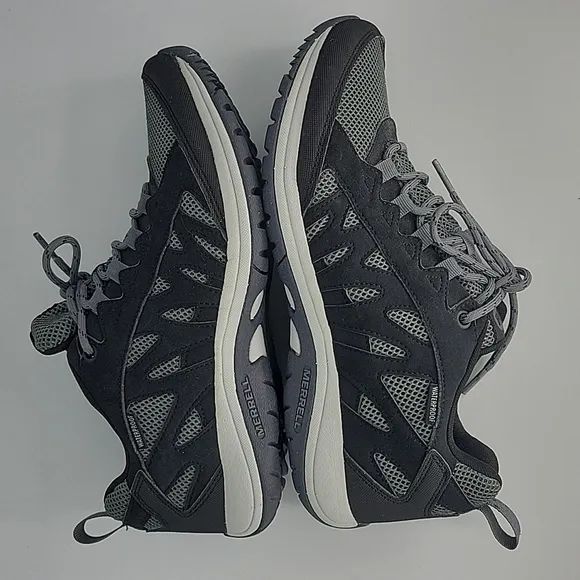 Merrell Simien Waterproof Hiking Shoes Womens Size 10 Black J033052