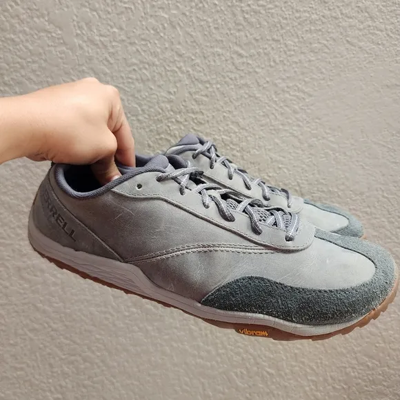 Merrell Trail Glove 5 Leather Sneaker Shoes, Rock Men's Size 11