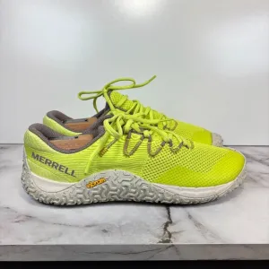 Merrell Trail Glove 7 Barefoot Running  Shoes Neon Yellow Women's Size 8 J068190