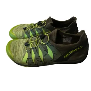 Merrell Turbulance (Chartreuse &amp; Olive) Trail Glove 5 3D Running Shoes Size 10.