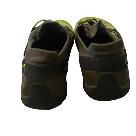 Merrell Turbulance (Chartreuse &amp; Olive) Trail Glove 5 3D Running Shoes Size 10.