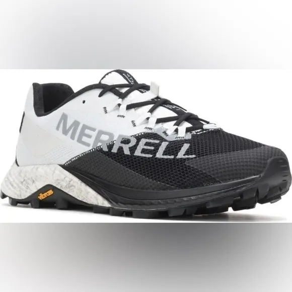 Merrell Women's Size 8 Long Sky 2 Black White Hiking Running Trail Shoes New
