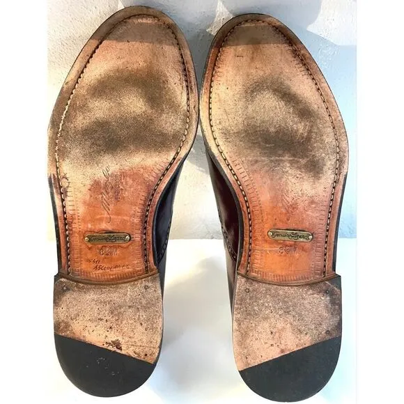 Mezlan Murcia Men’s Size 8.5 M Brown Leather Lizard Tassled Loafer Shoes