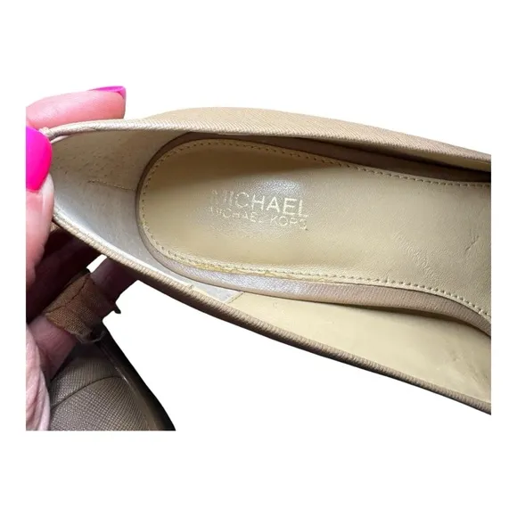 MICHAEL KORS Elegant Tan Women's Pumps Size 8 NWT