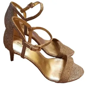 Michael Kors Heels Pumps Glitter Sandal SIMONE Shoes Women's Woman's Size 6.5