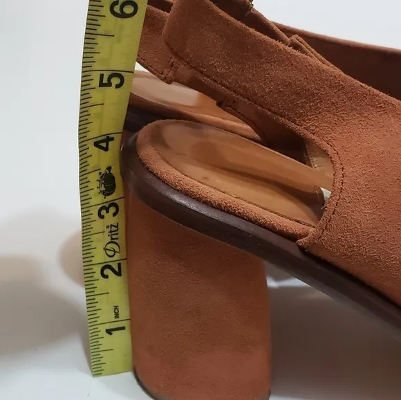 Miista London Suede Block Heel Open Toe Slingback