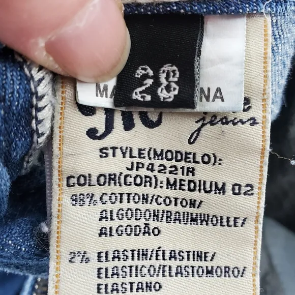 Miss Me rhinestone studded flare JP4221R jeans size 28