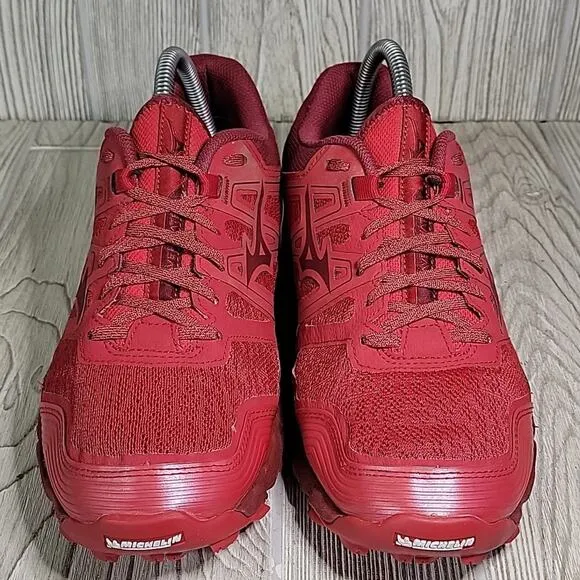 Mizuno Wave Trail Triple Red Running Shoes Mens Size 8.5