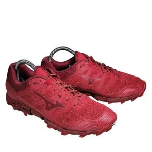 Mizuno Wave Trail Triple Red Running Shoes Mens Size 8.5
