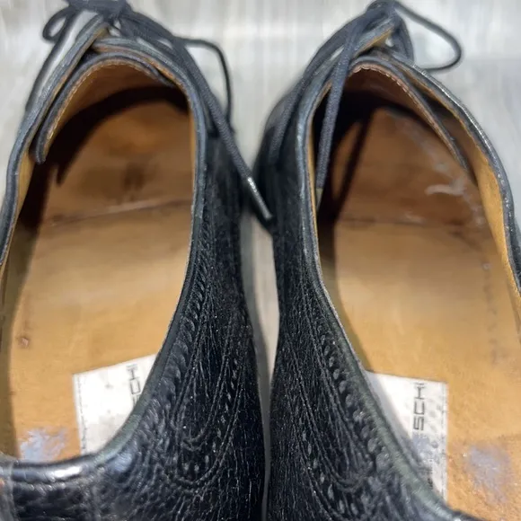 Moreschi Black Leather Oxford