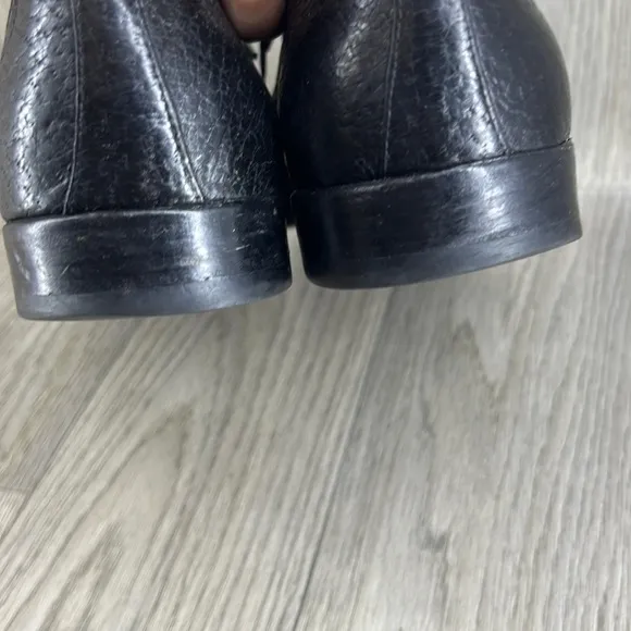 Moreschi Black Leather Oxford