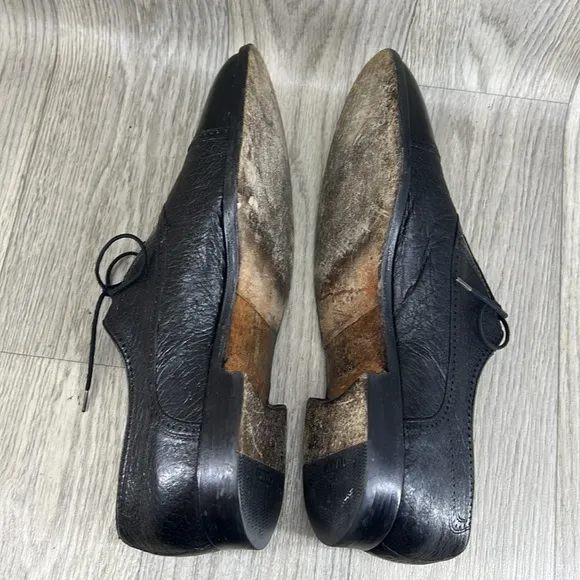 Moreschi Black Leather Oxford