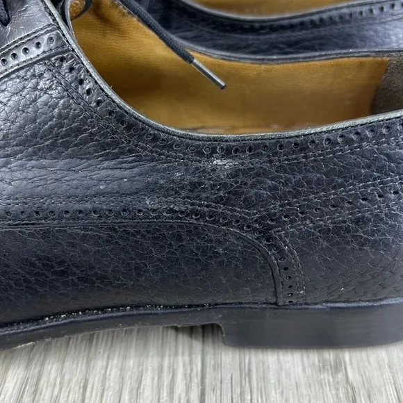 Moreschi Black Leather Oxford