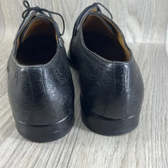 Moreschi Black Leather Oxford