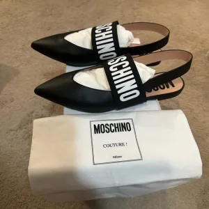 Moschino Women's Black Slingback Shoes