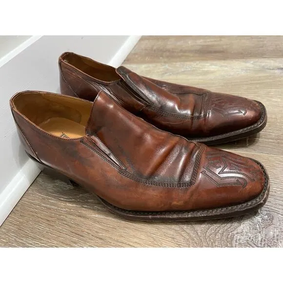Muratti Florentino Italian Leather Men's Dress Shoes, size 42