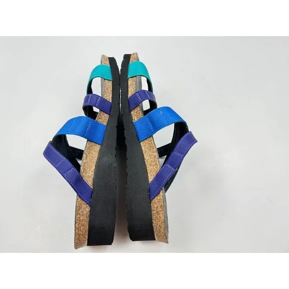 NAOT Roxanna Slide Sandals Women 40 US 9 EUC Cork‎ Lightweight Comfort Shoes