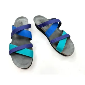 NAOT Roxanna Slide Sandals Women 40 US 9 EUC Cork‎ Lightweight Comfort Shoes