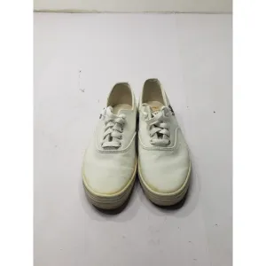 NASCAR Indy Cup Series White Womens Size 9 Lace Up Leather Upper Balance