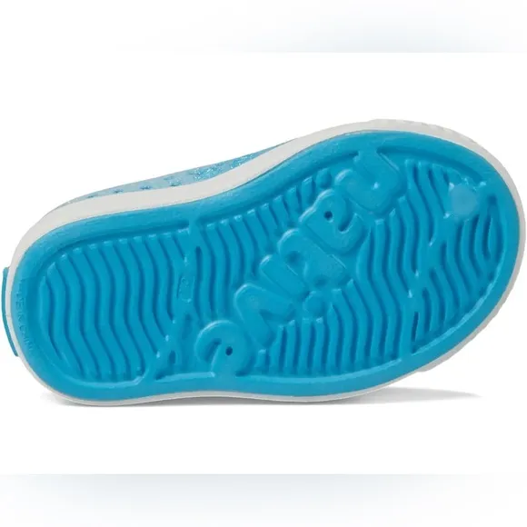 Native Shoes Jefferson Bling Big Kid Blue Coastal Maria Bling Shell White J2