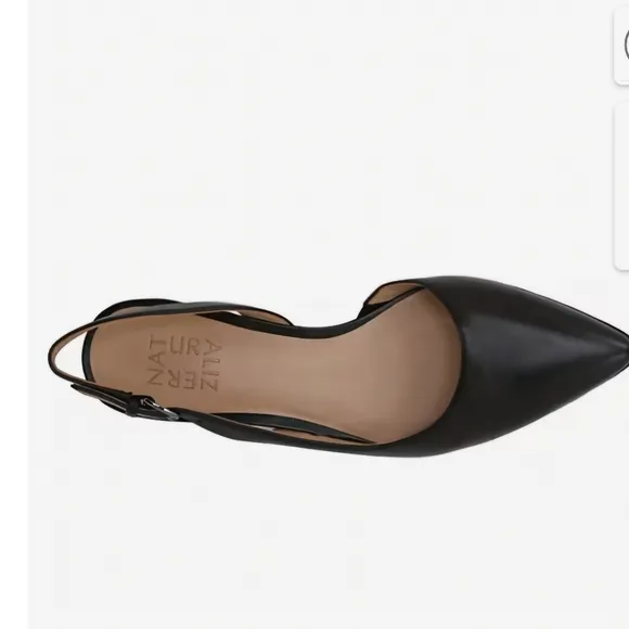 Naturalizer Banks Elegant Black Slingback Women's Shoes
